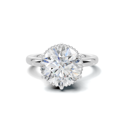Elegant Crown Setting Ring