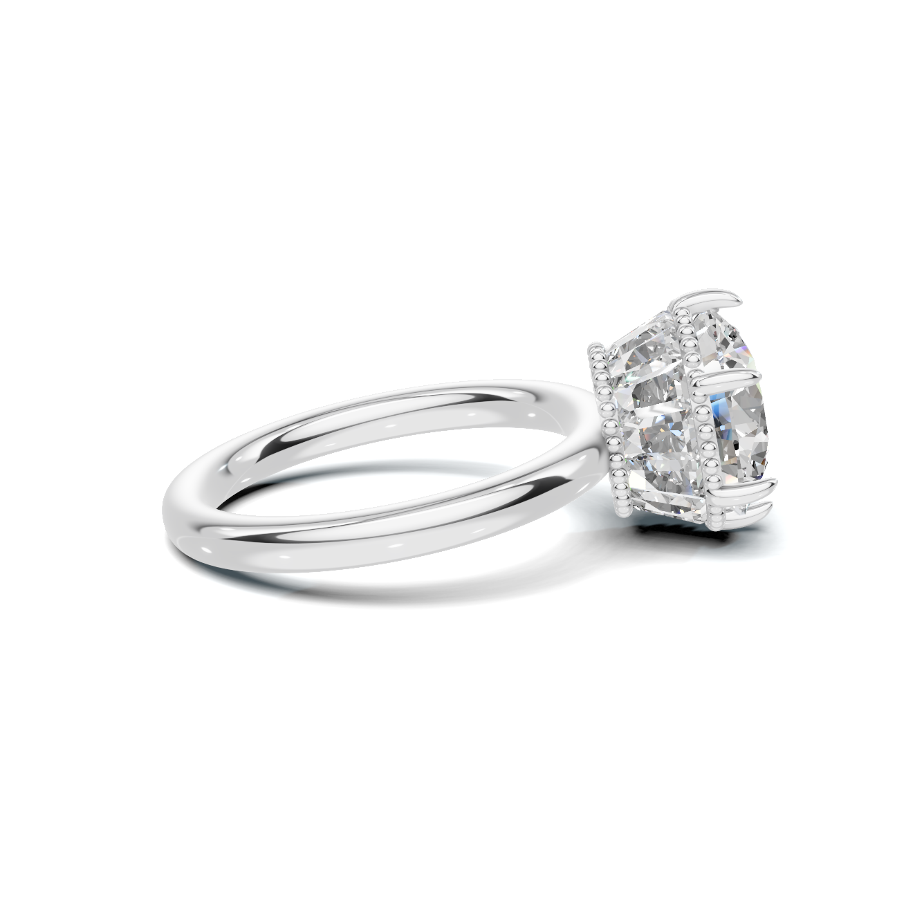 Elegant Crown Setting Ring