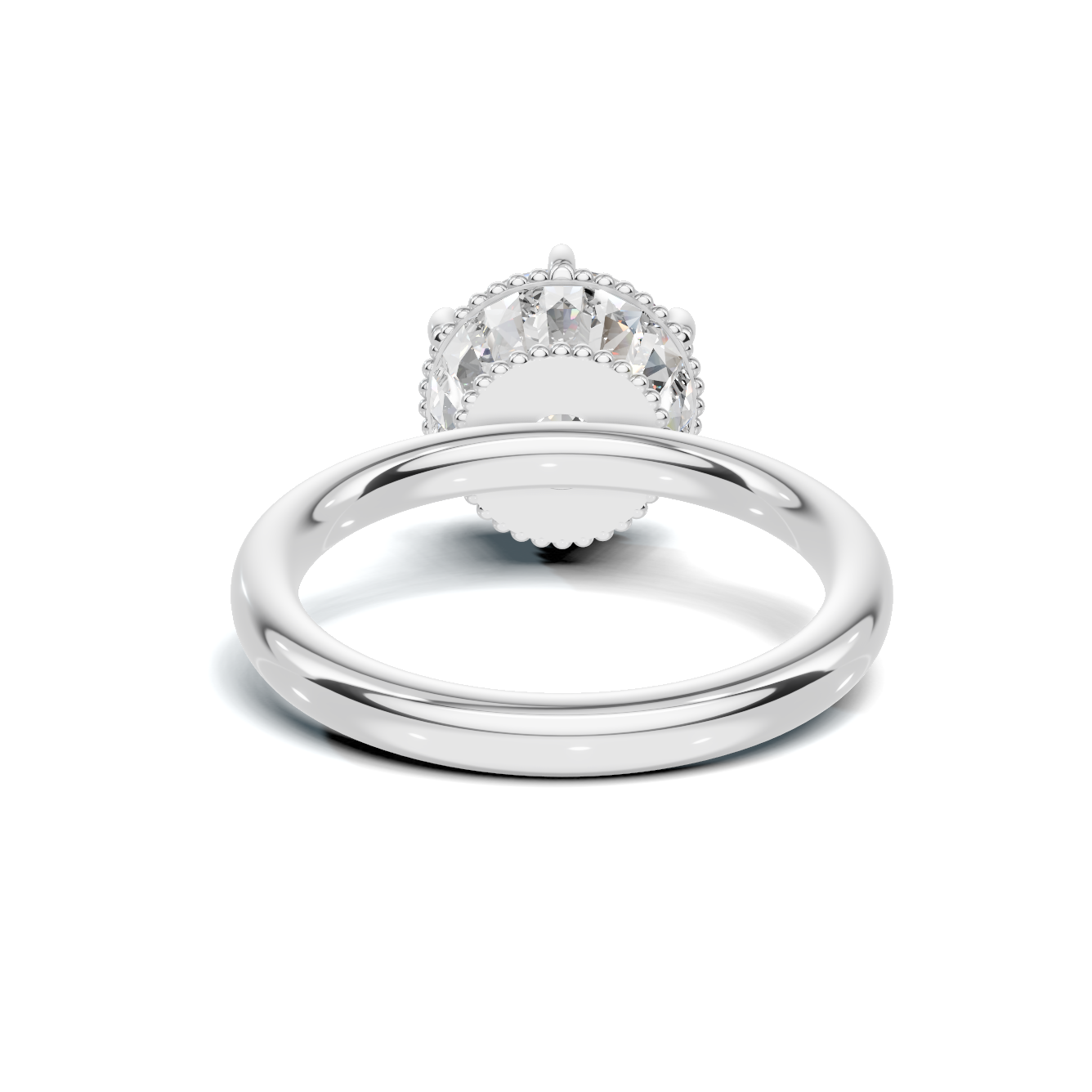 Elegant Crown Setting Ring