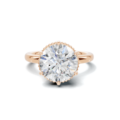 Elegant Crown Setting Ring