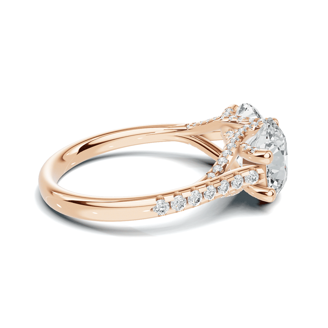 Elegant Dual Stone Ring