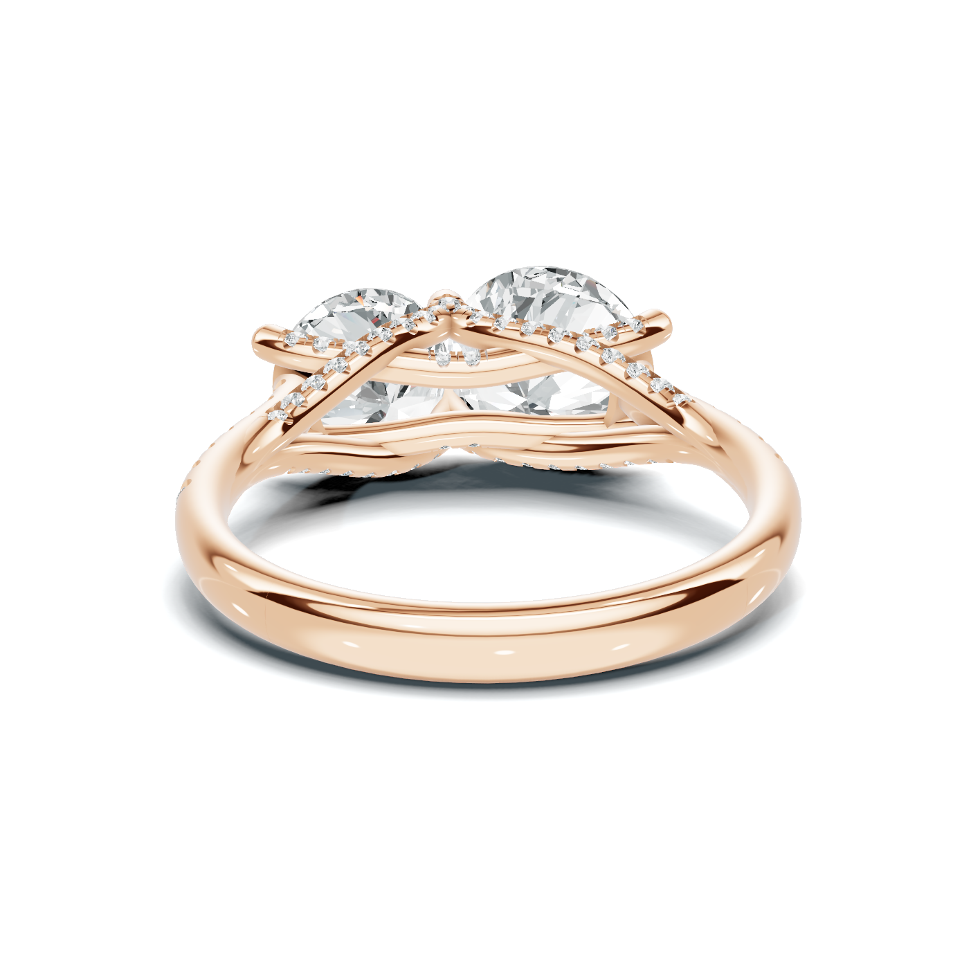 Elegant Dual Stone Ring