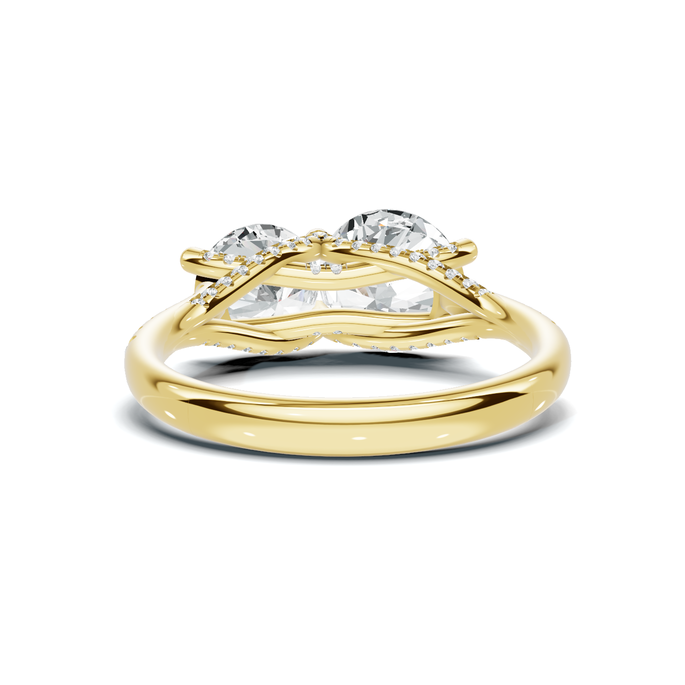 Elegant Dual Stone Ring