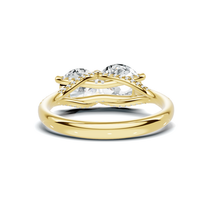 Elegant Dual Stone Ring