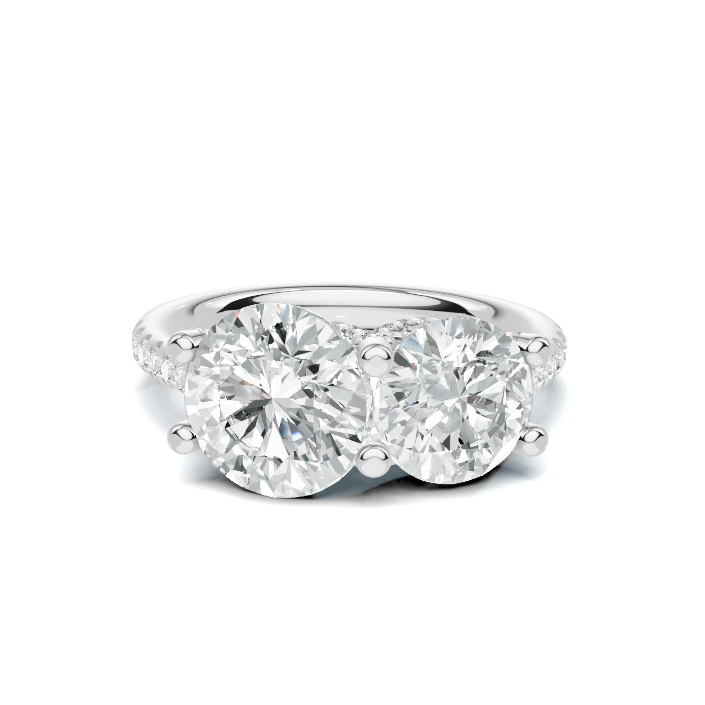 Elegant Dual Stone Ring