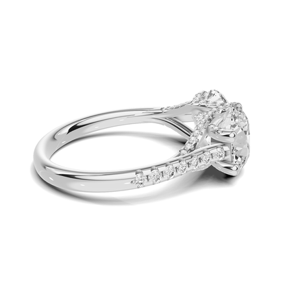 Elegant Dual Stone Ring