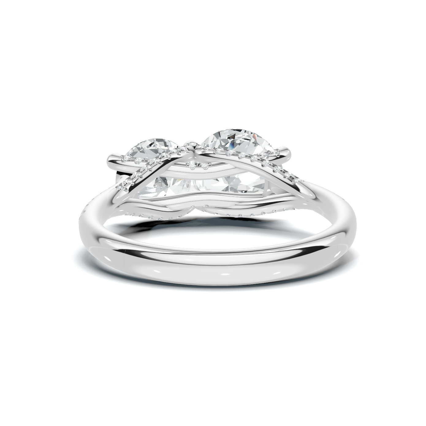 Elegant Dual Stone Ring