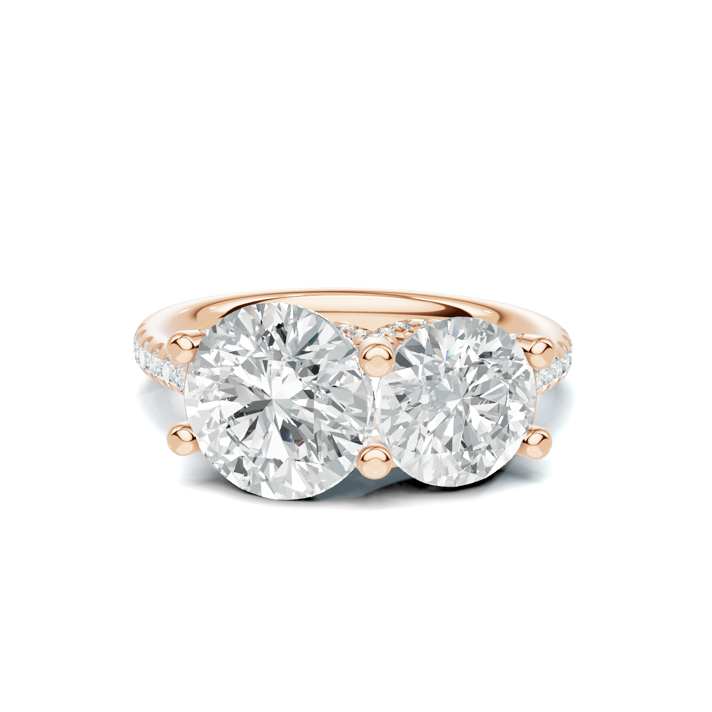 Elegant Dual Stone Ring