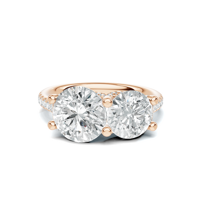 Elegant Dual Stone Ring
