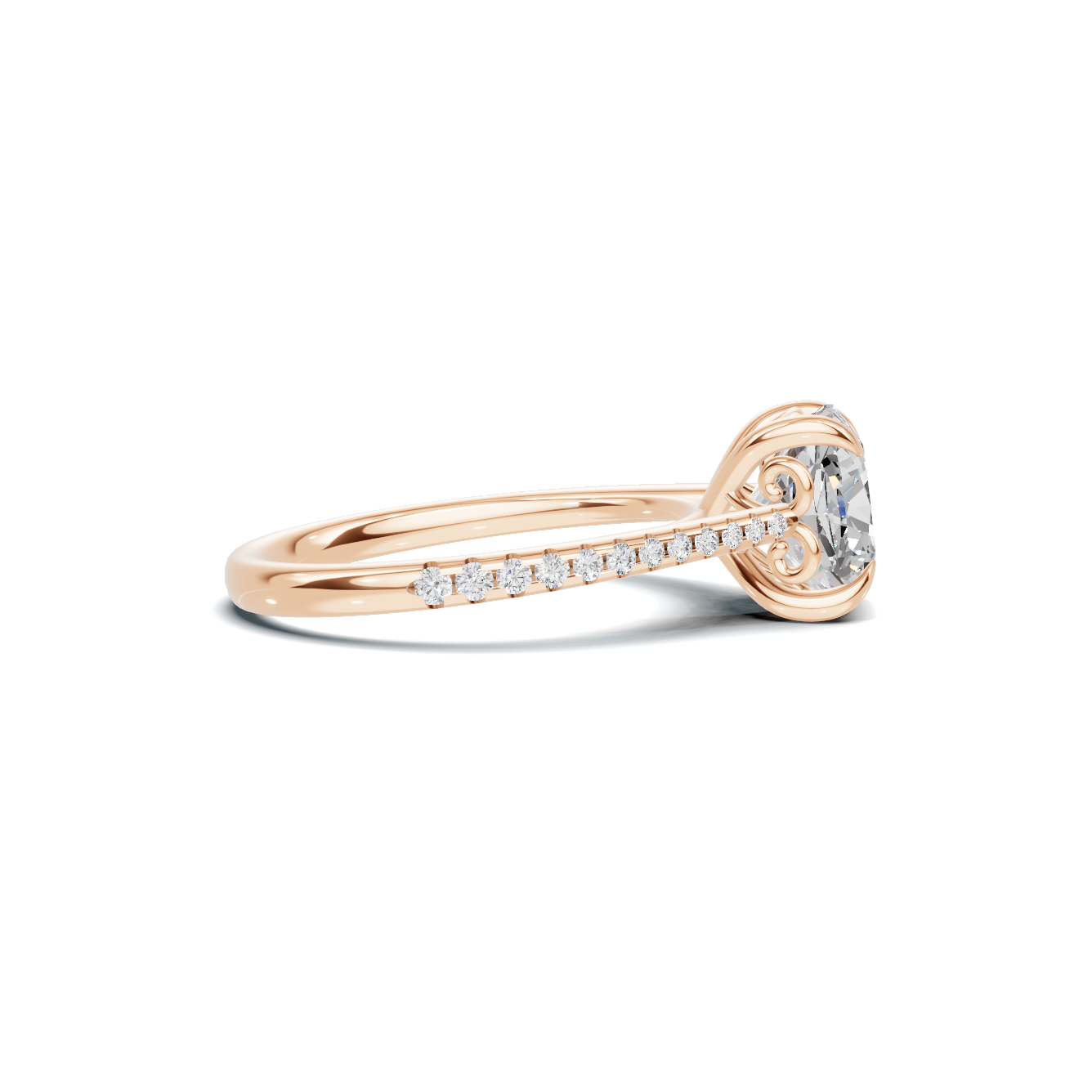 Elegant Filigree Scroll Ring