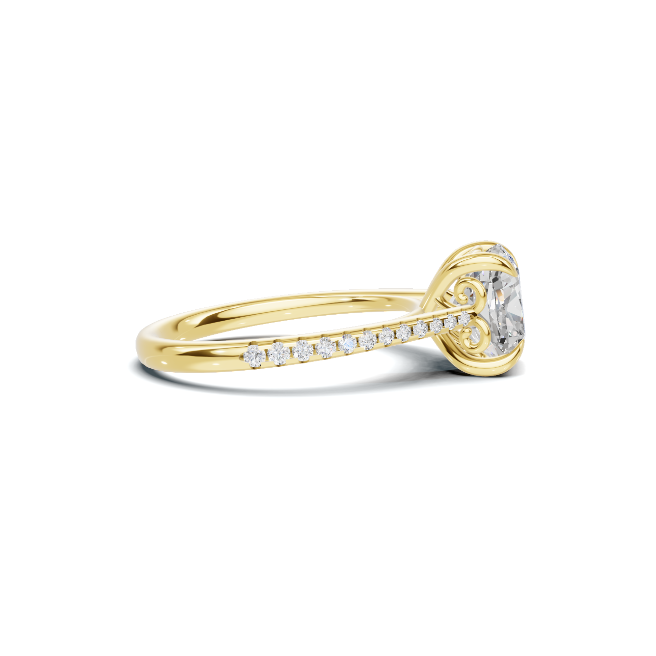 Elegant Filigree Scroll Ring