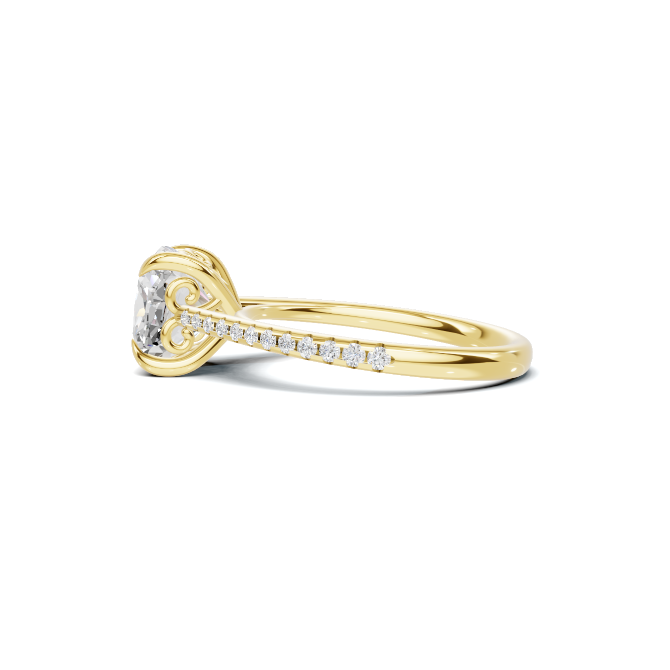 Elegant Filigree Scroll Ring