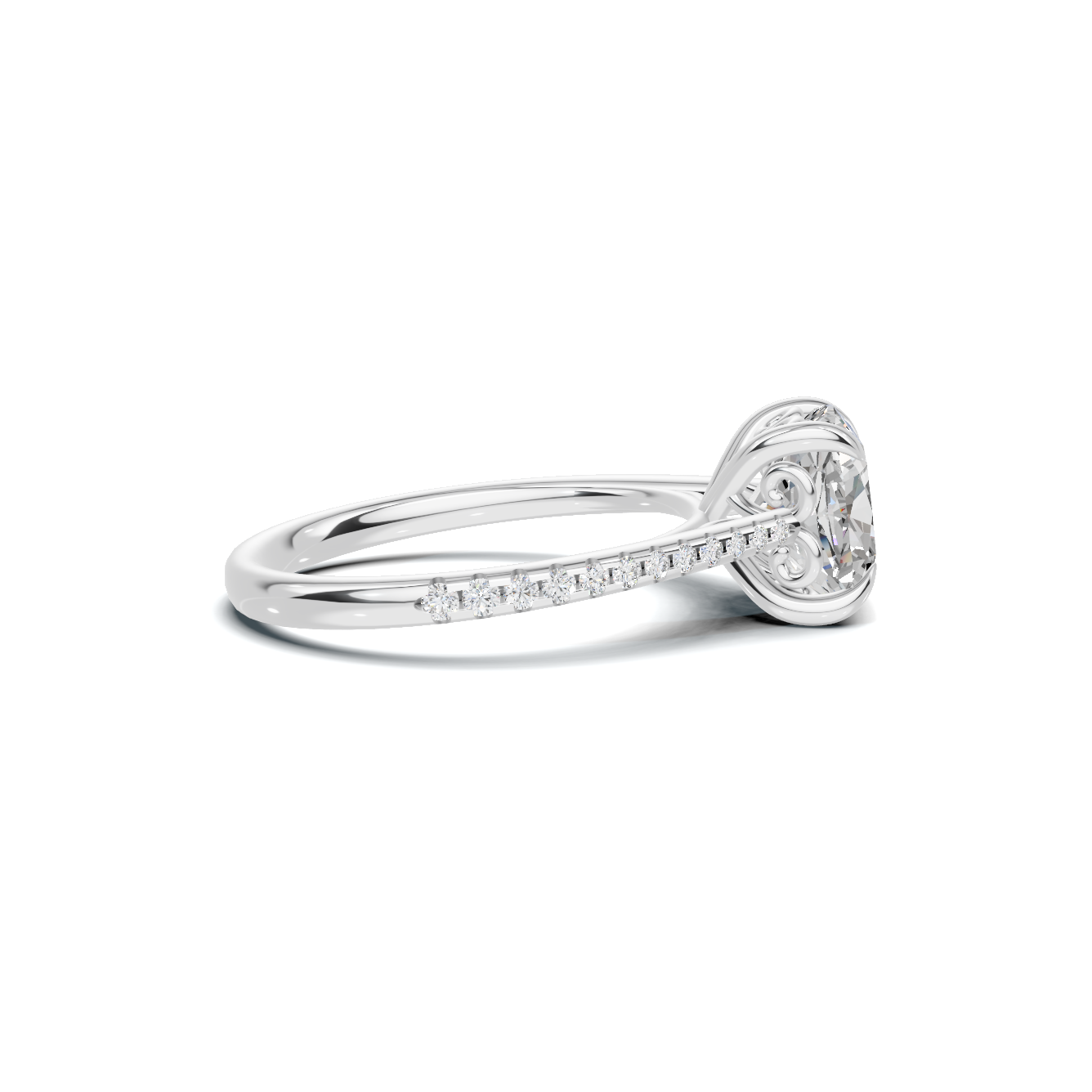 Elegant Filigree Scroll Ring