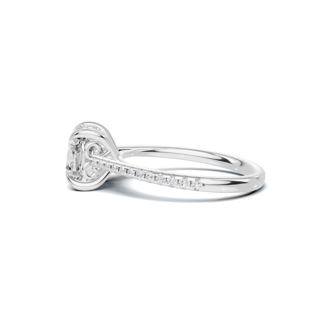 Elegant Filigree Scroll Ring