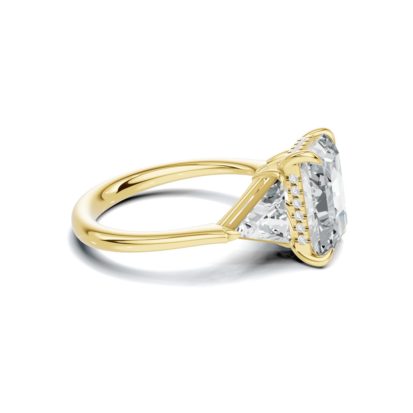 Elegant Geometric Accent Ring