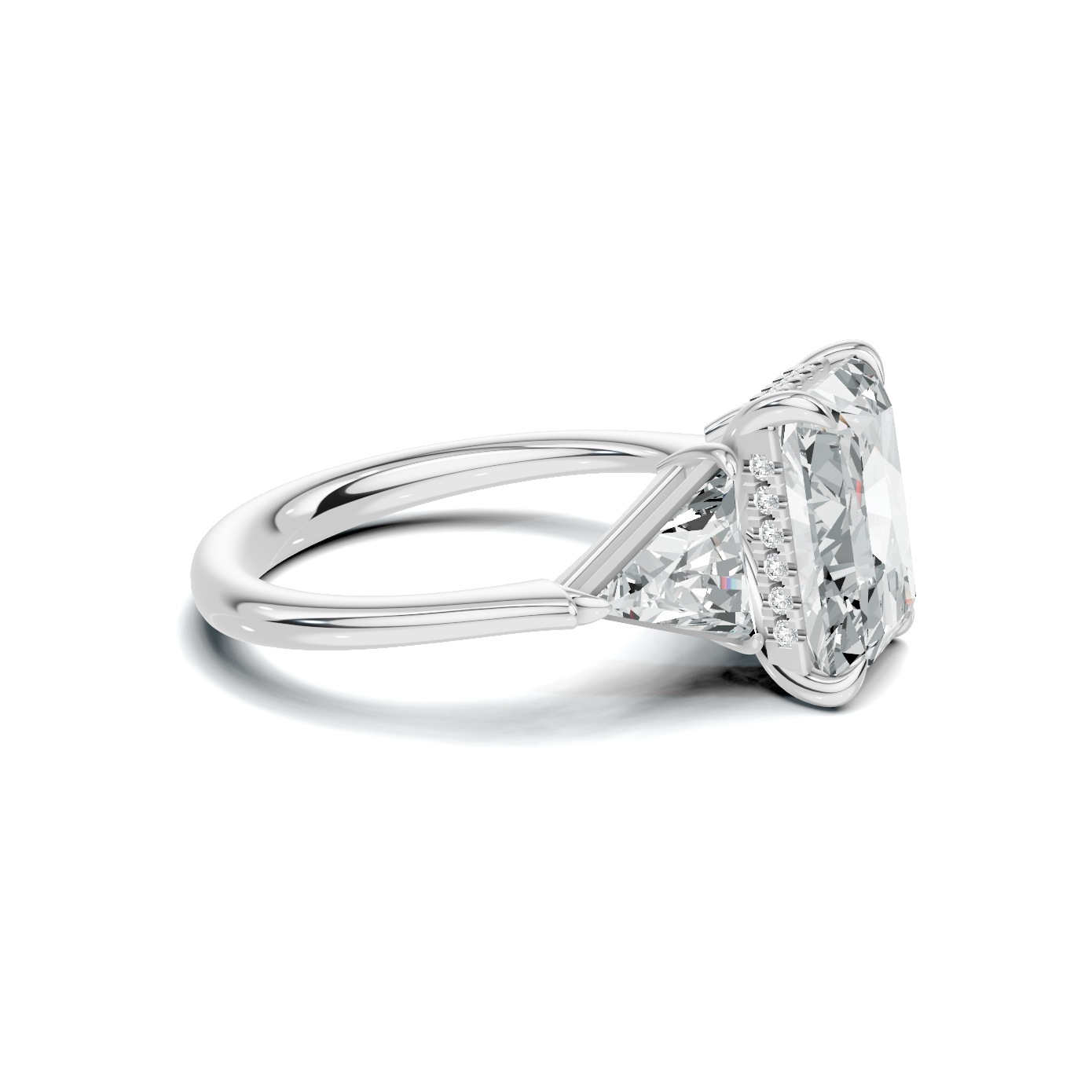 Elegant Geometric Accent Ring