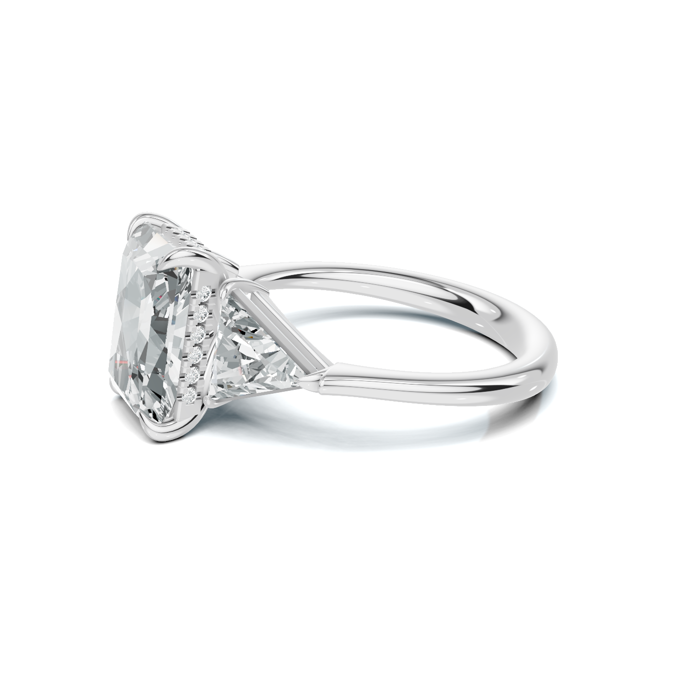 Elegant Geometric Accent Ring