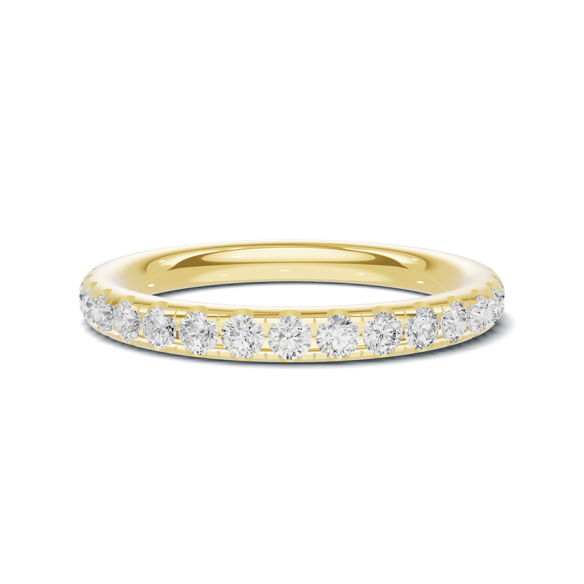 Elegant Half Eternity Ring