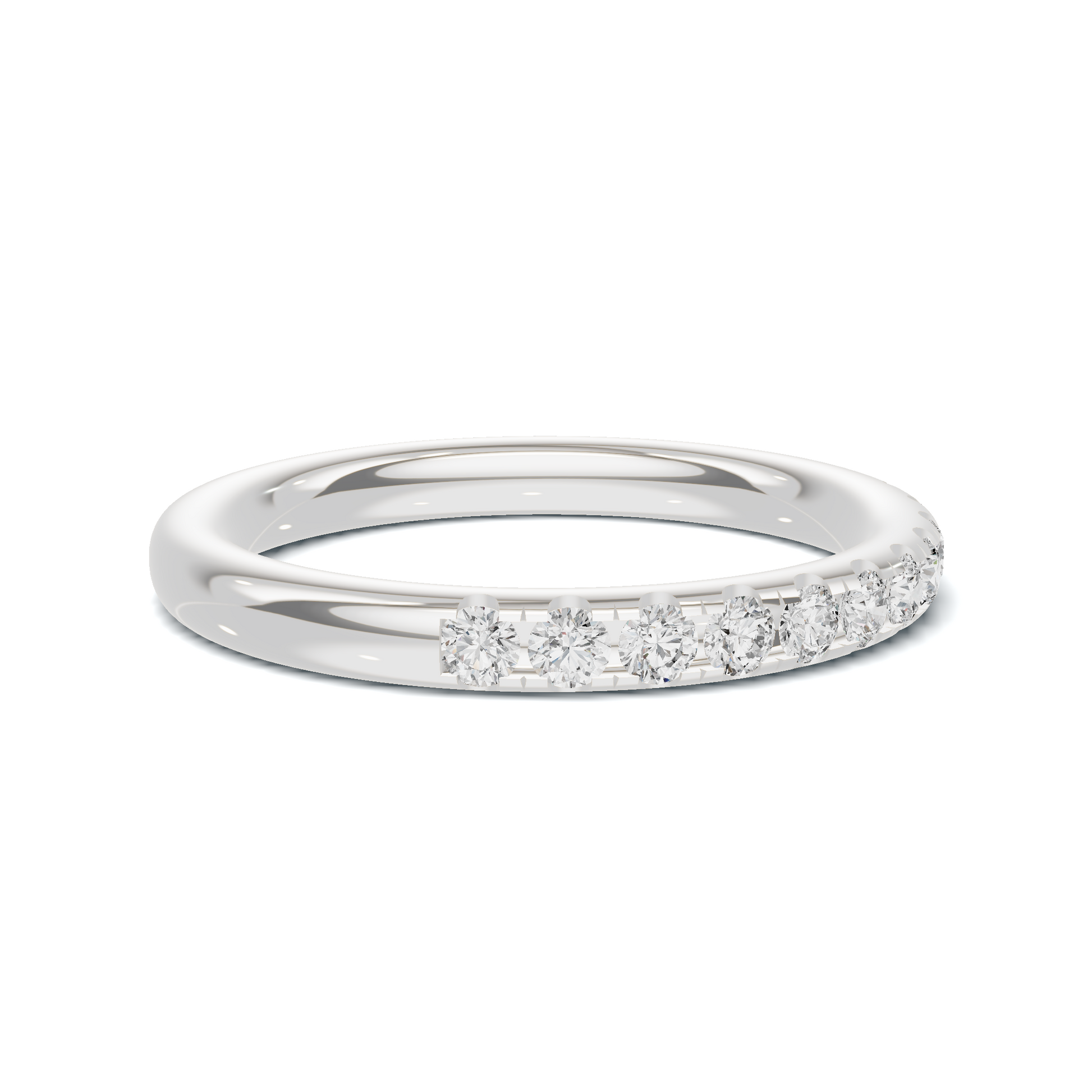 Elegant Half Eternity Ring