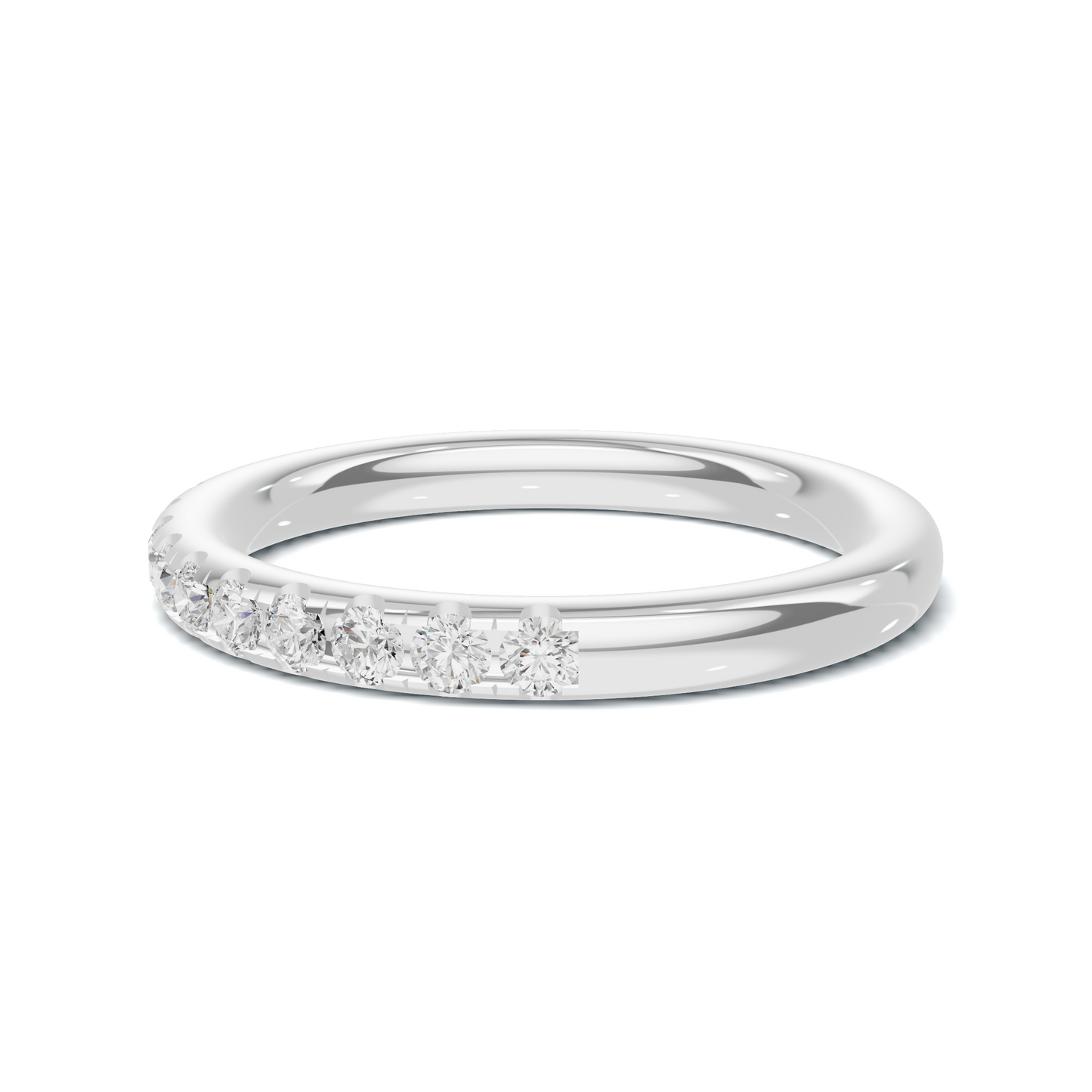 Elegant Half Eternity Ring