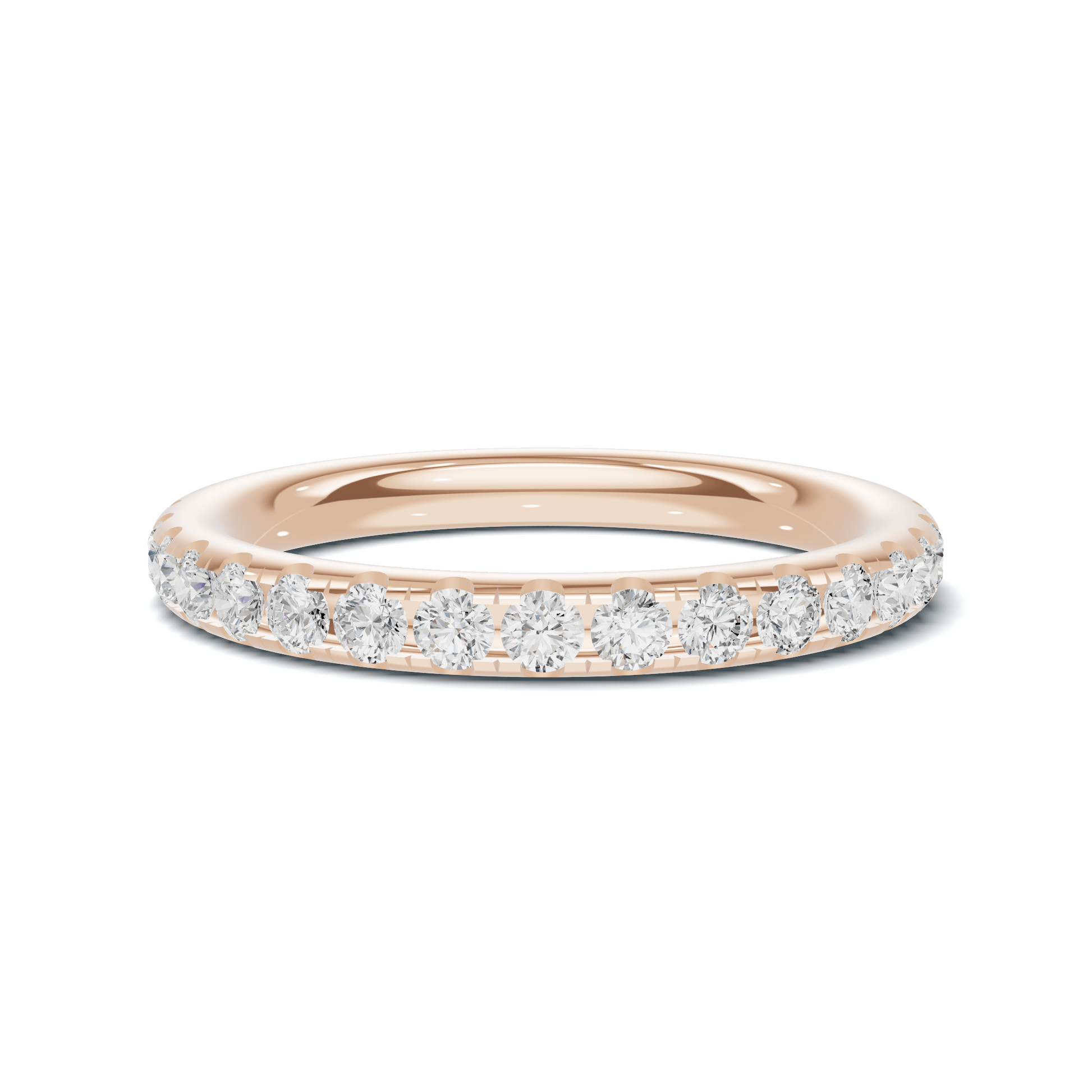 Elegant Half Eternity Ring