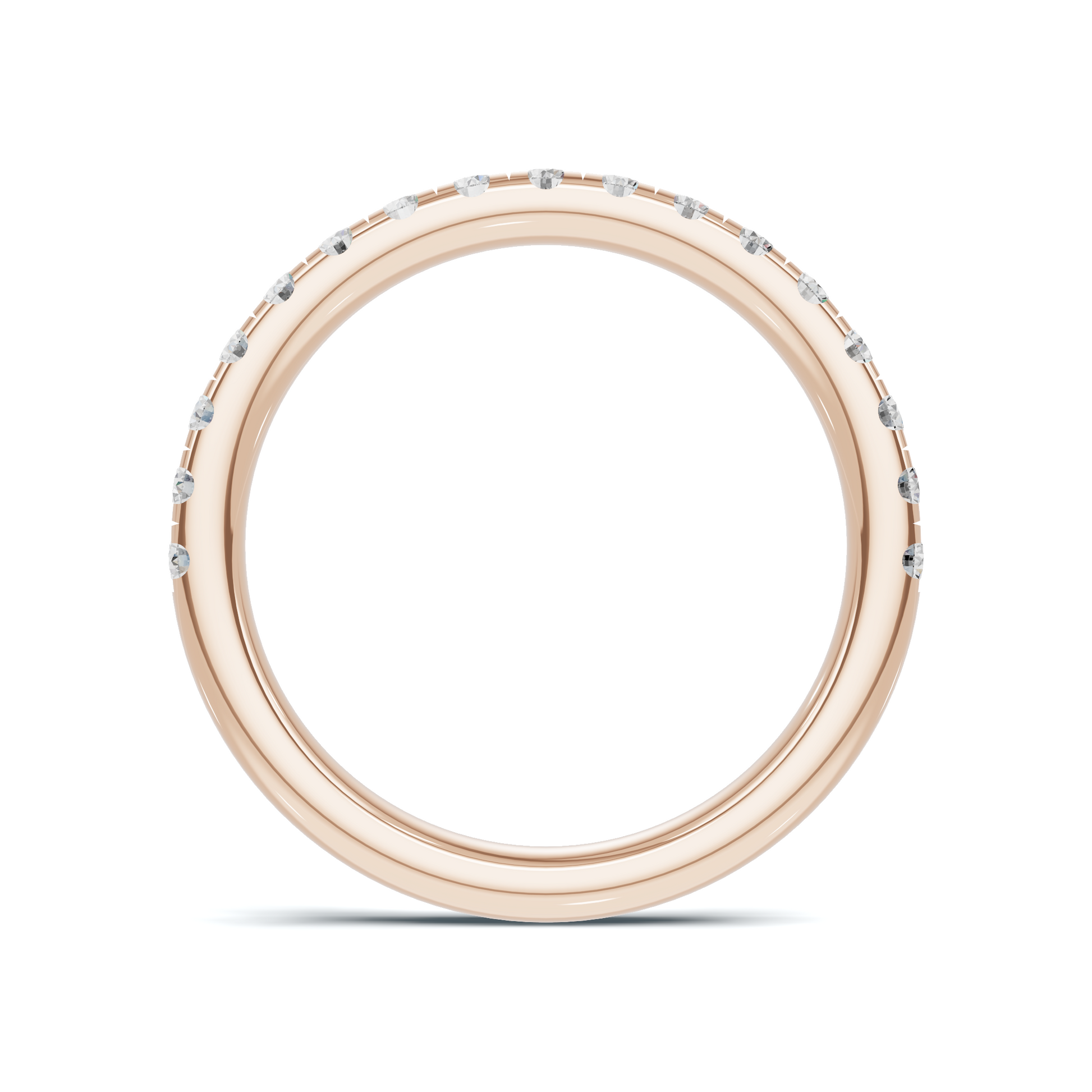 Elegant Half Eternity Ring