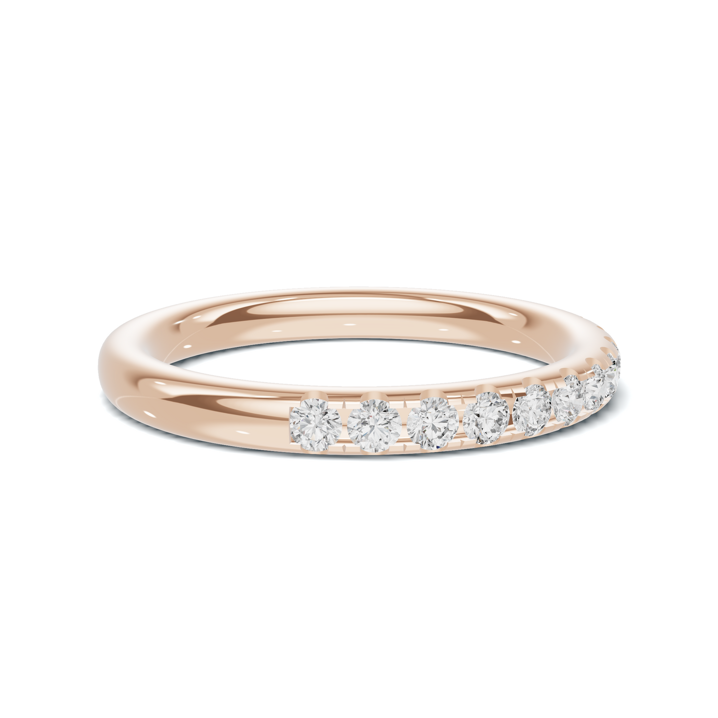 Elegant Half Eternity Ring
