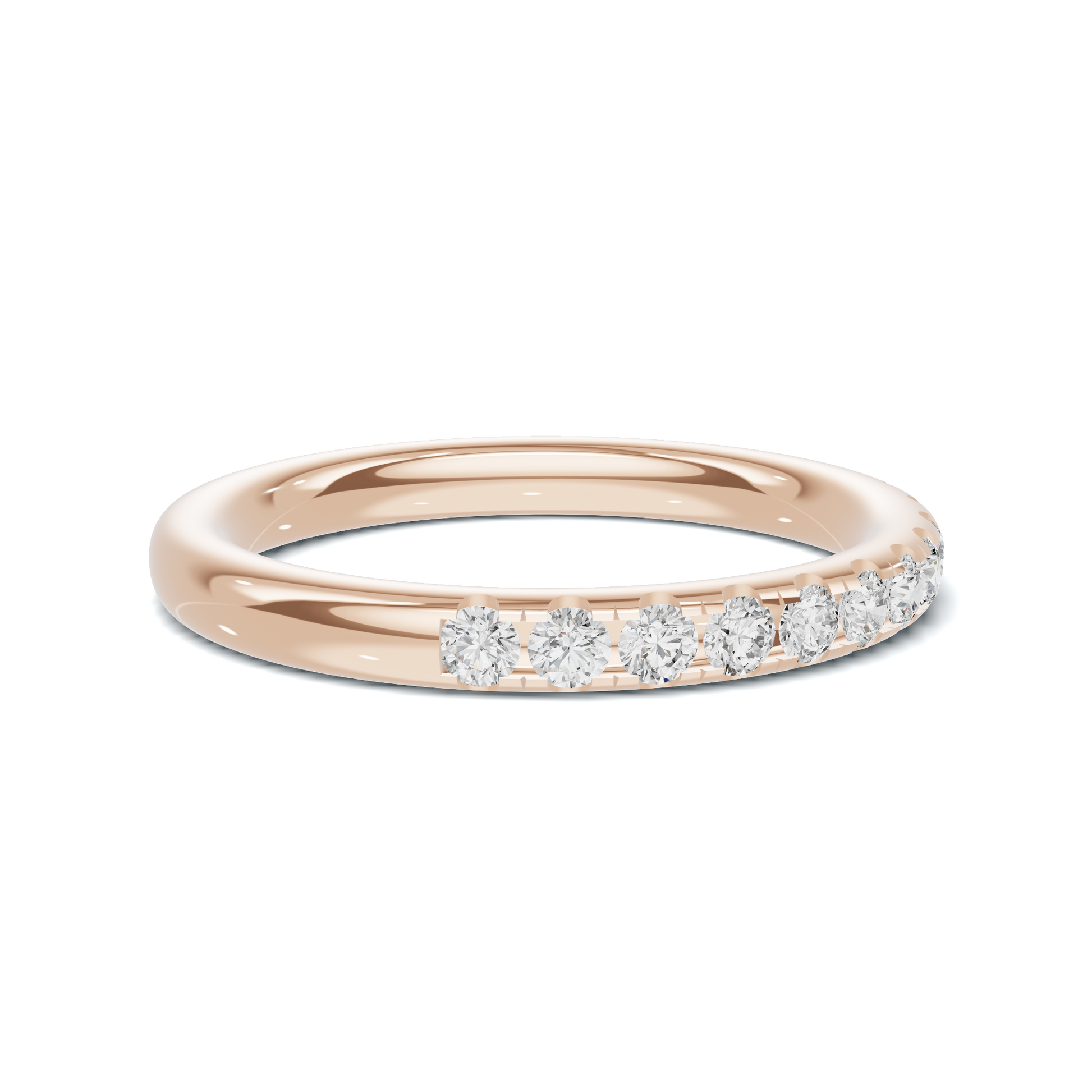 Elegant Half Eternity Ring