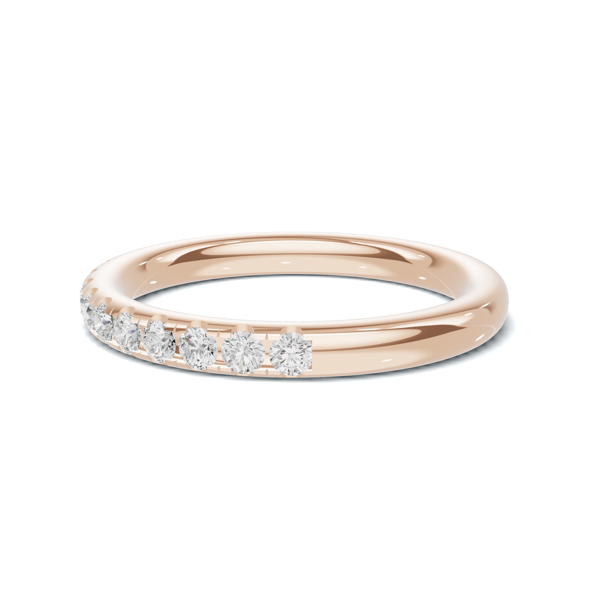 Elegant Half Eternity Ring