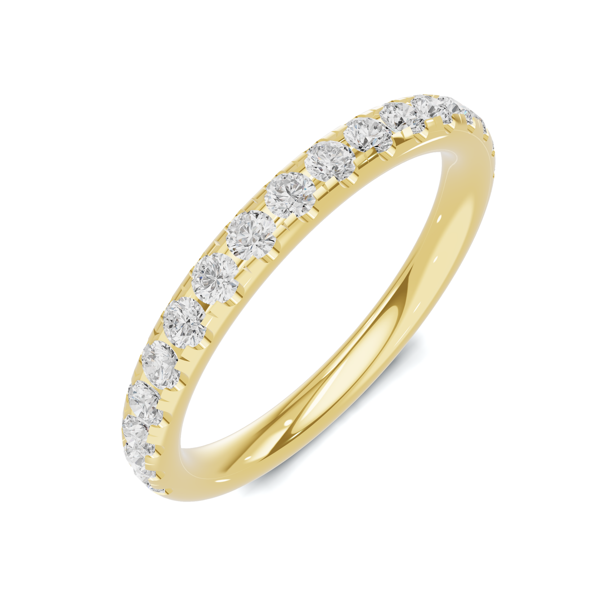 Elegant Half Eternity Ring