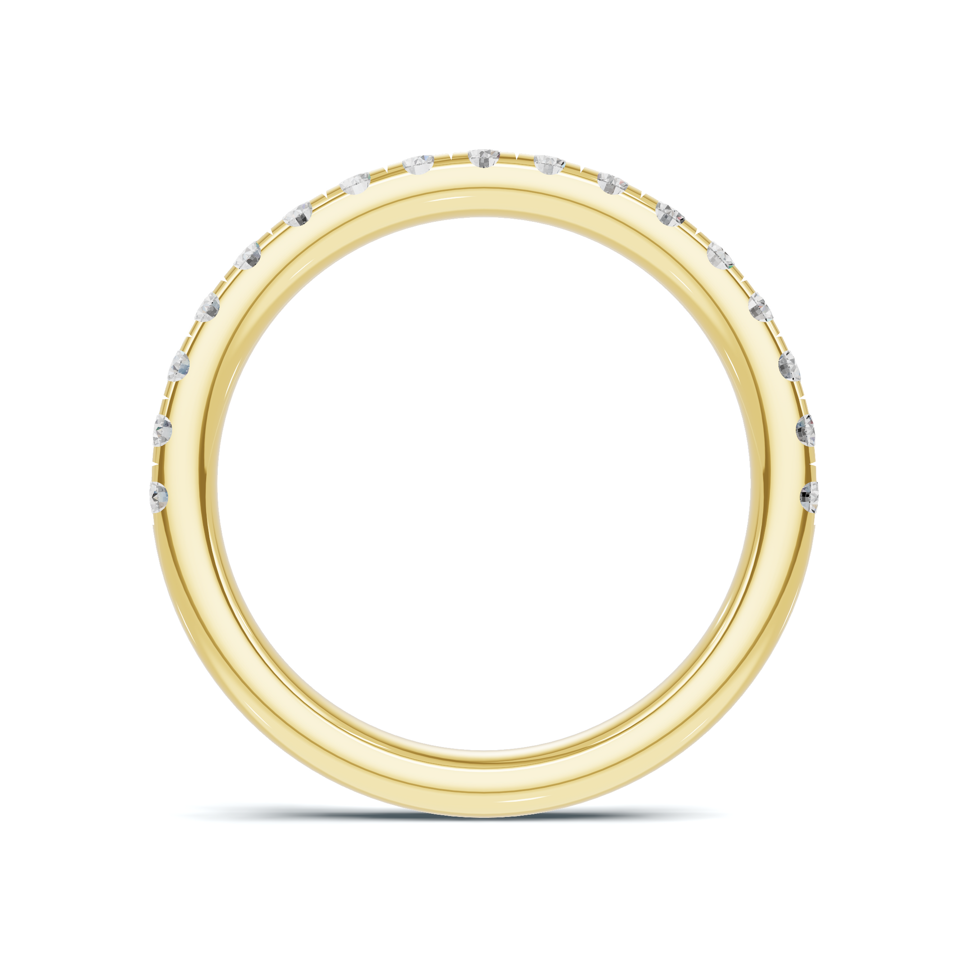 Elegant Half Eternity Ring
