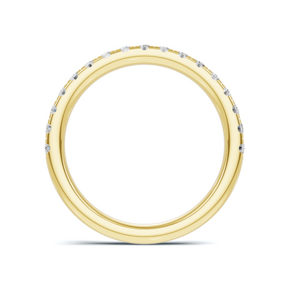 Elegant Half Eternity Ring