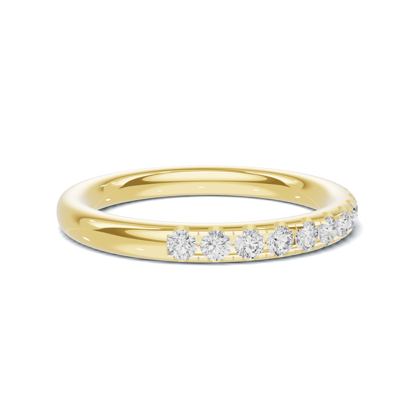 Elegant Half Eternity Ring