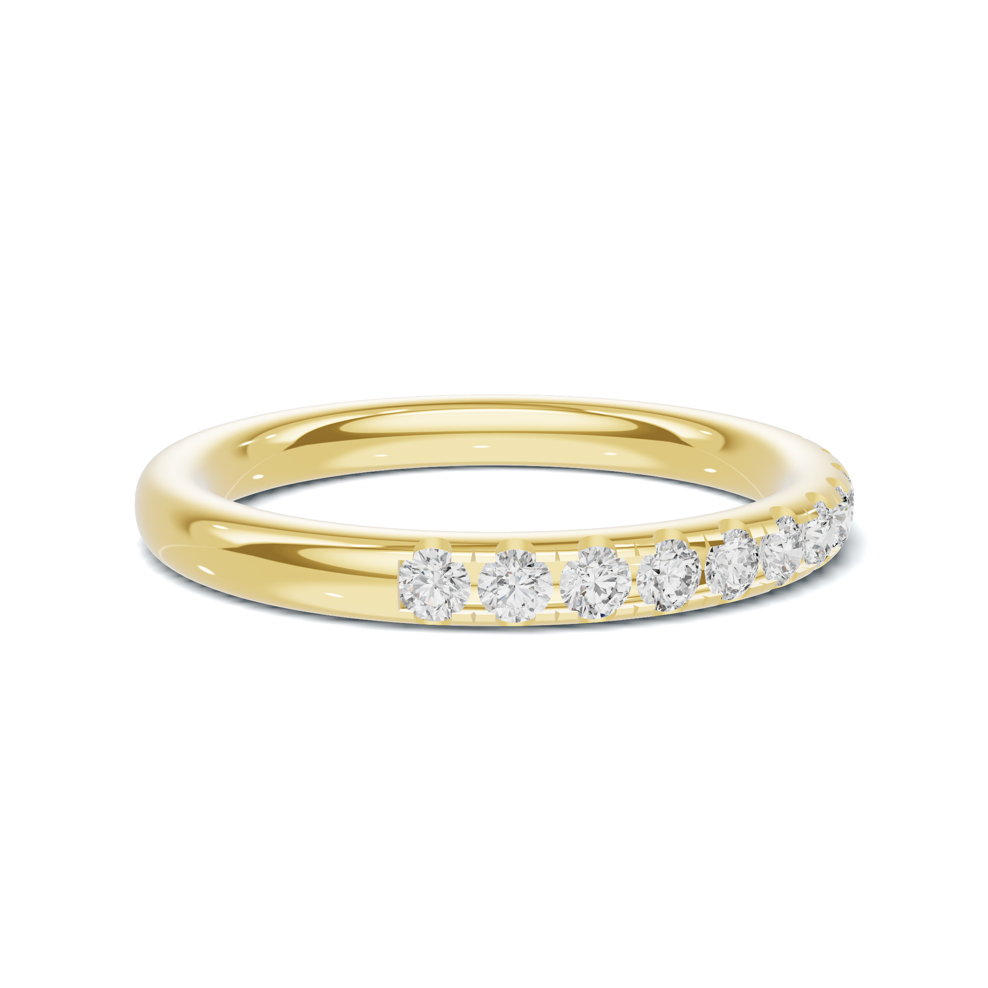 Elegant Half Eternity Ring