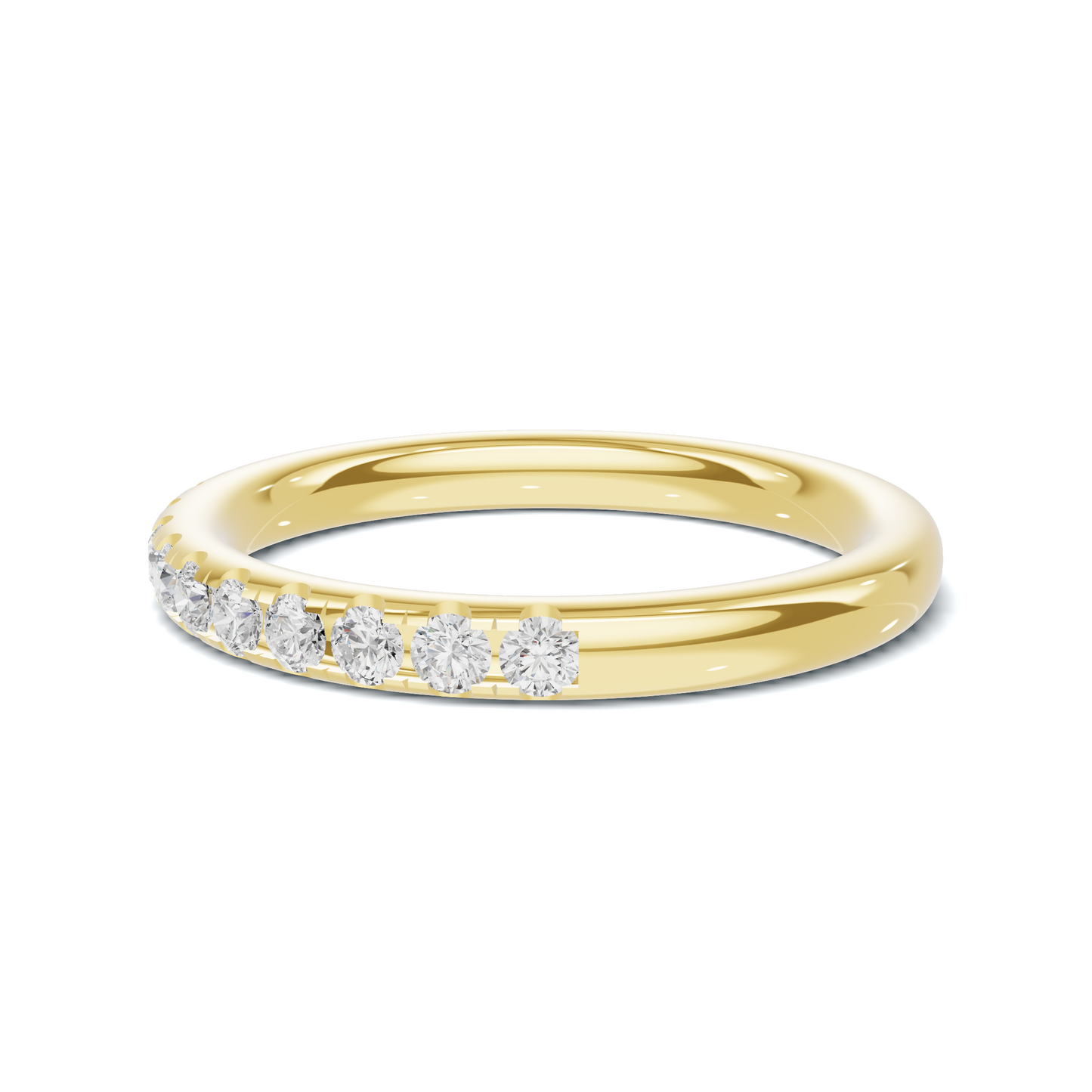 Elegant Half Eternity Ring