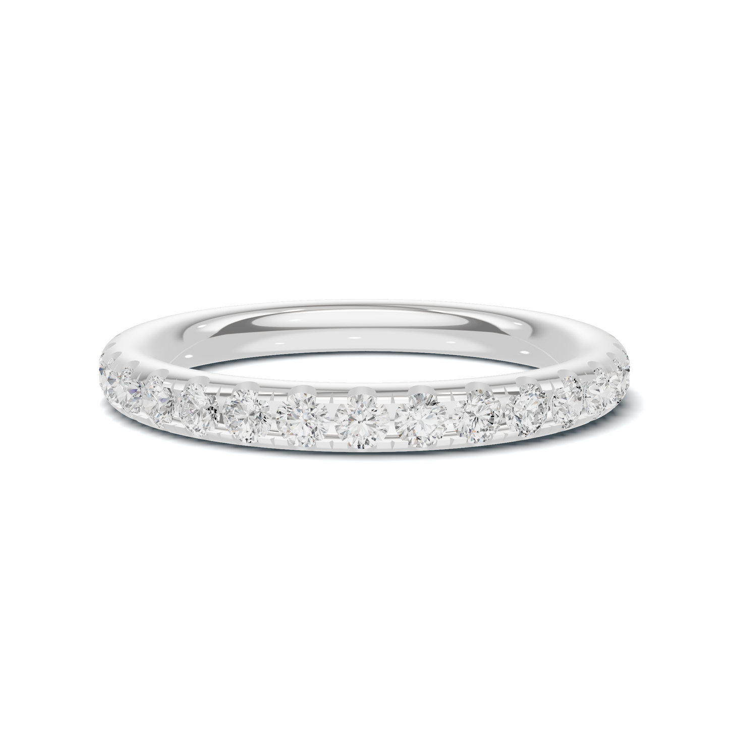 Elegant Half Eternity Ring