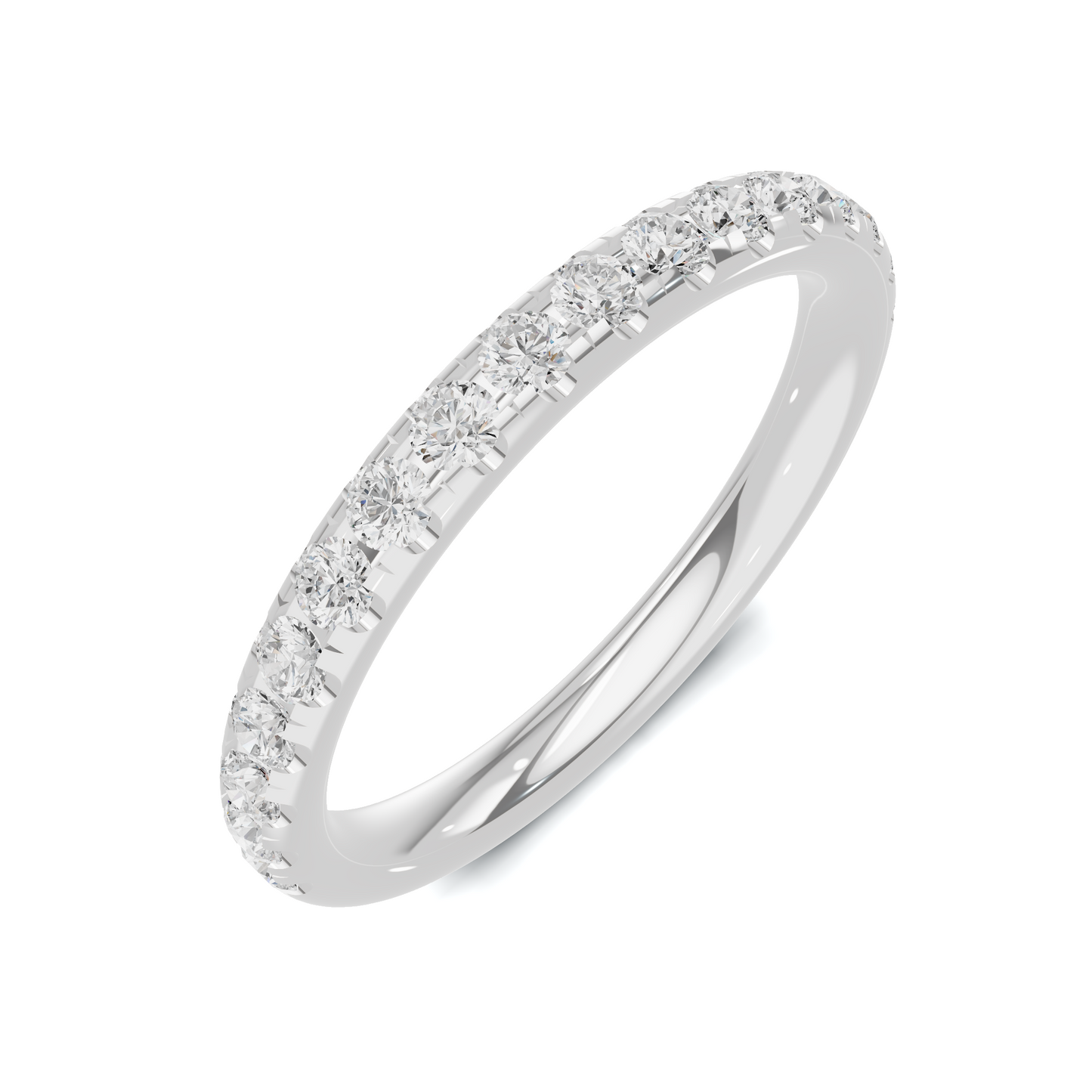 Elegant Half Eternity Ring