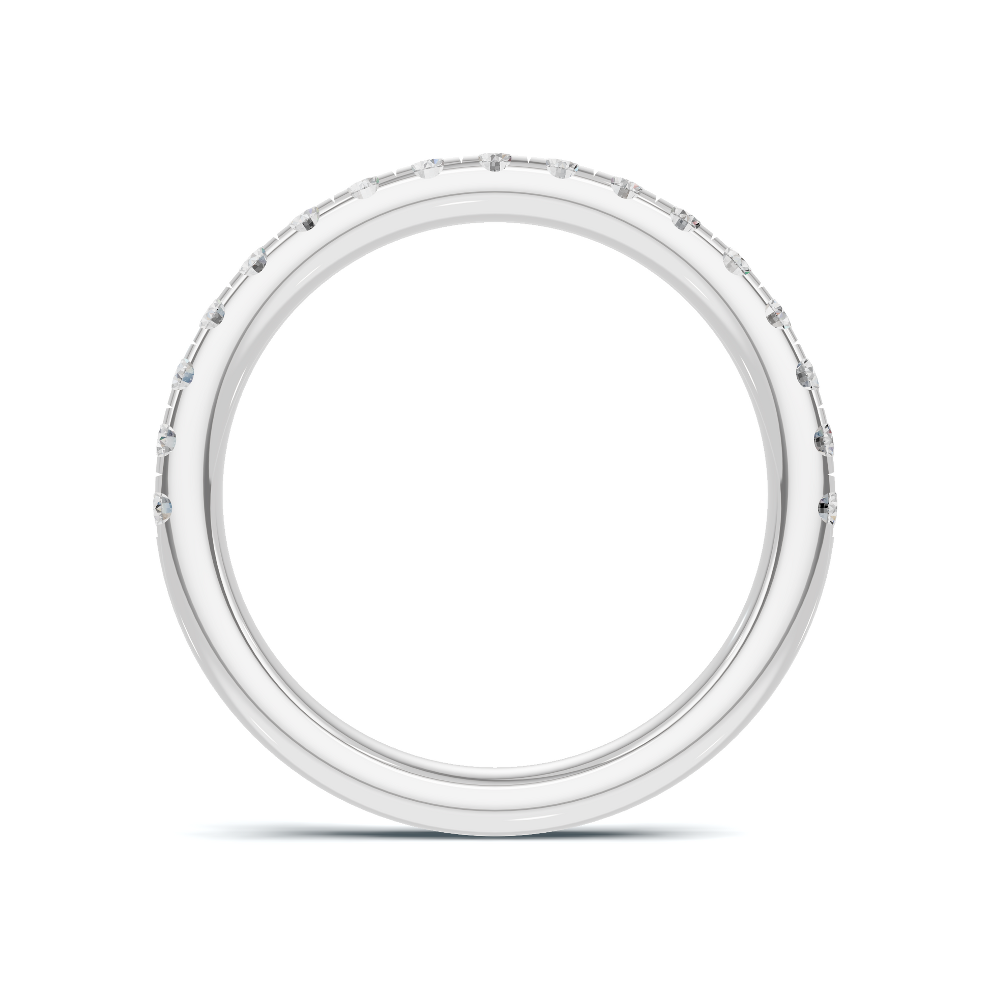 Elegant Half Eternity Ring