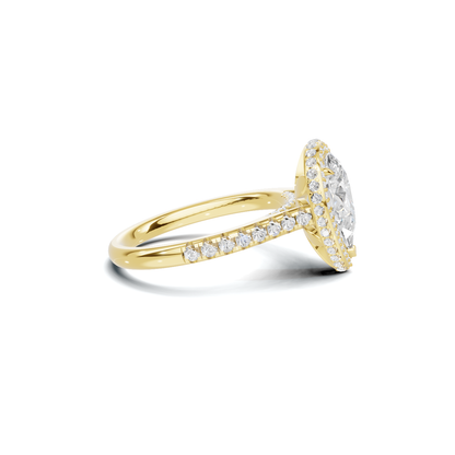 Elegant Halo Ring