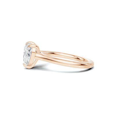 Elegant Heart Solitaire Ring