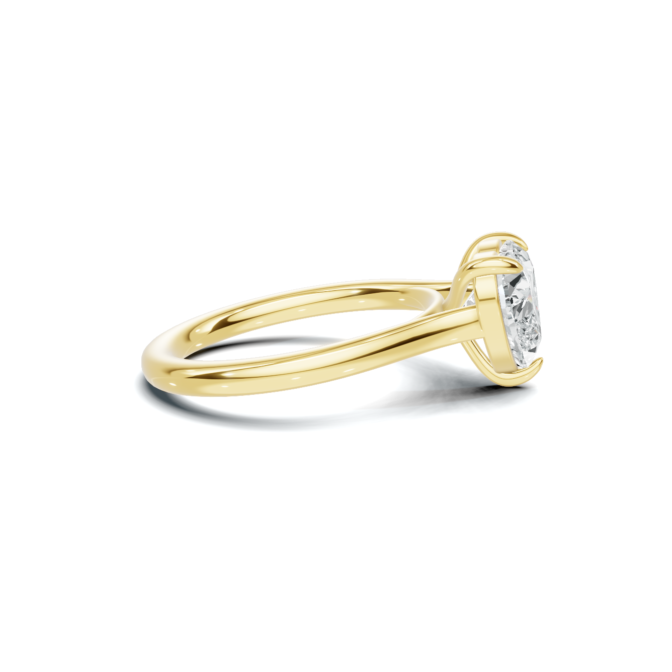 Elegant Heart Solitaire Ring