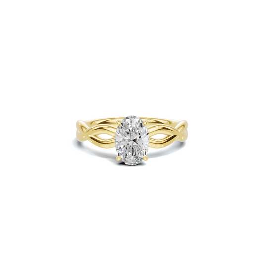 Elegant Infinity Twist Ring