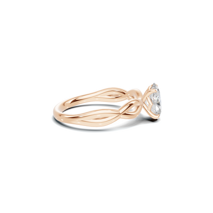 Elegant Infinity Twist Ring