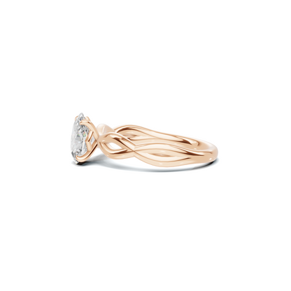 Elegant Infinity Twist Ring