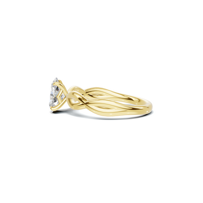 Elegant Infinity Twist Ring