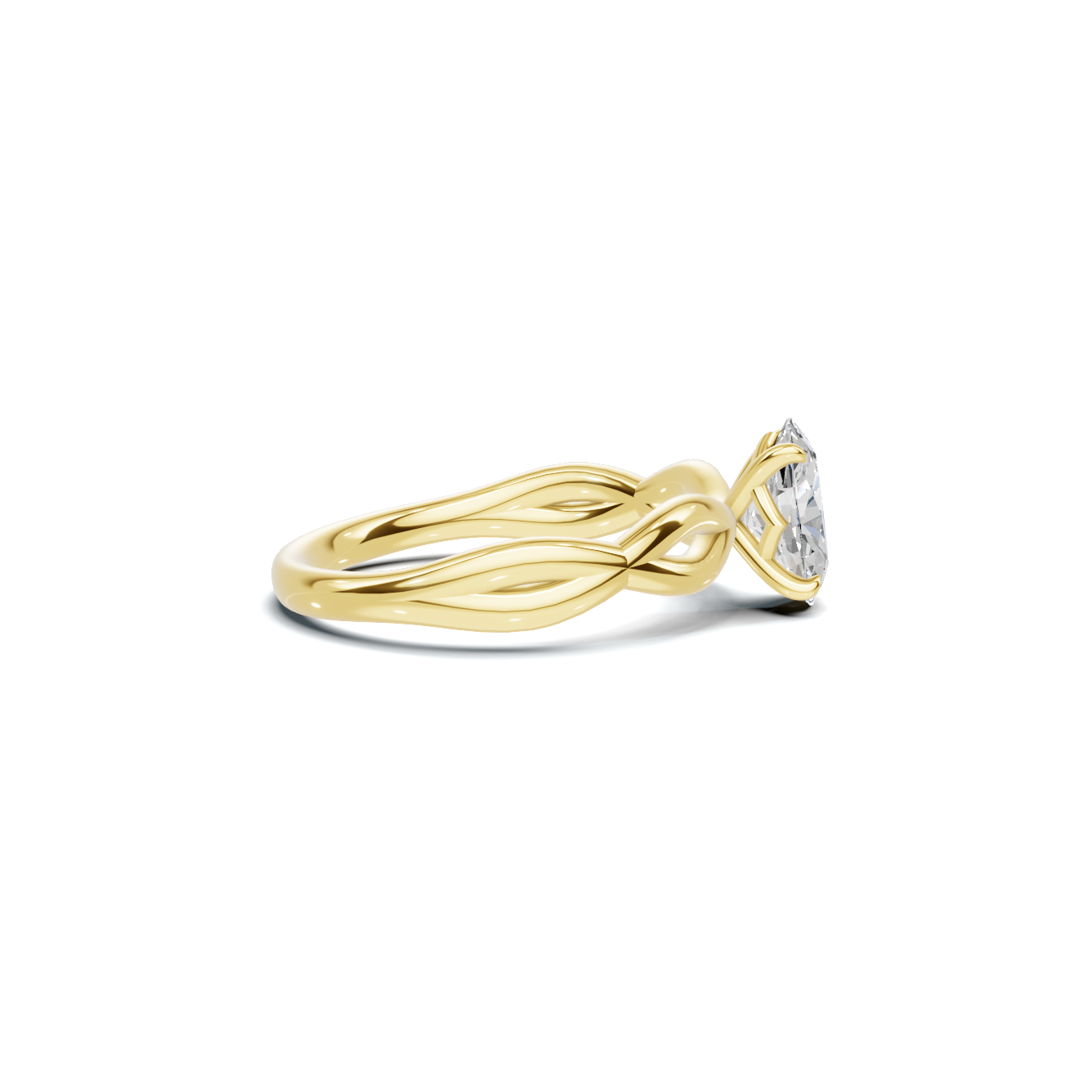 Elegant Infinity Twist Ring