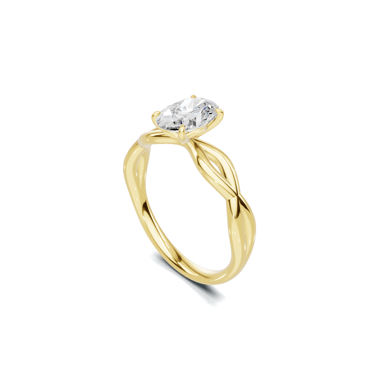 Elegant Infinity Twist Ring