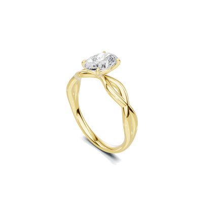 Elegant Infinity Twist Ring
