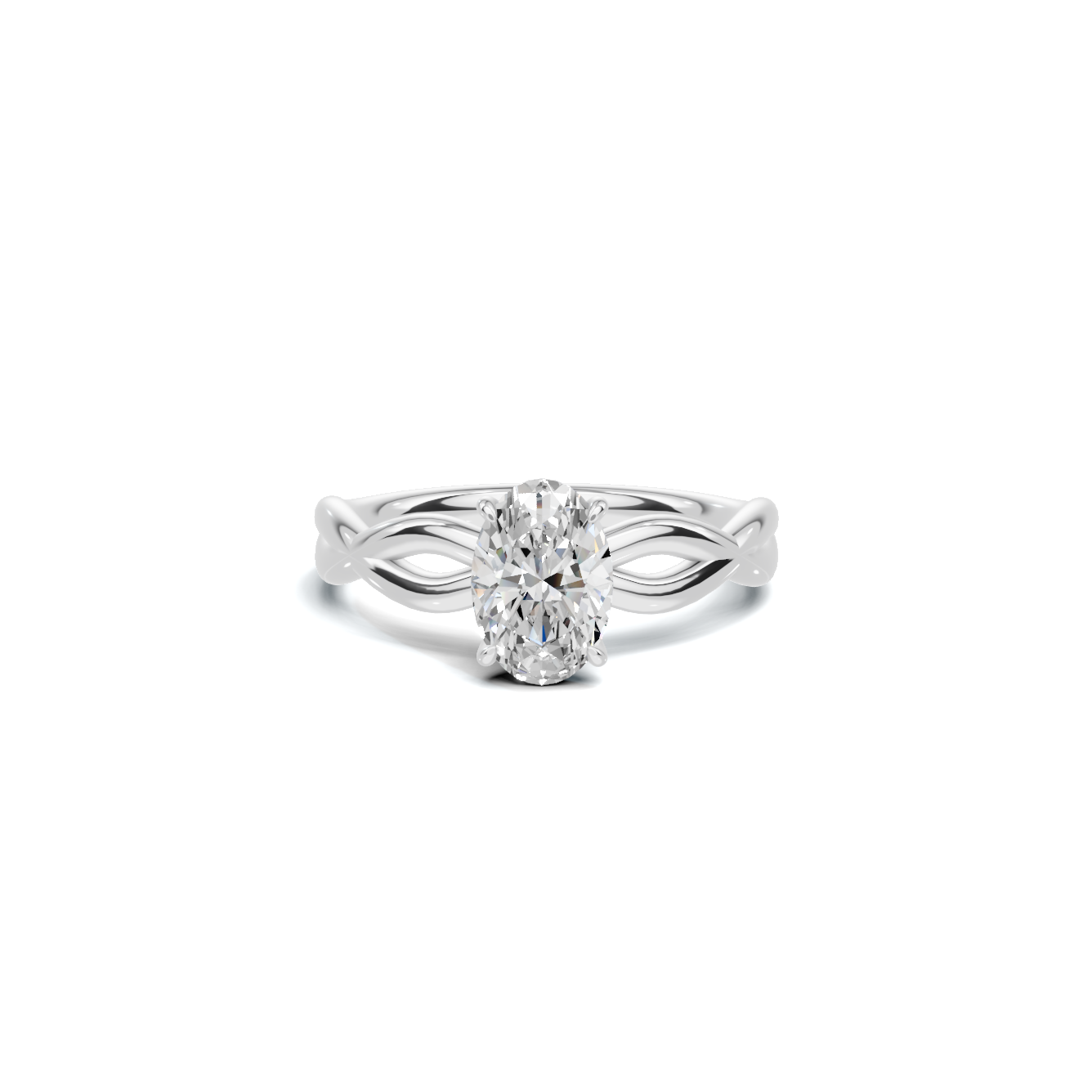 Elegant Infinity Twist Ring