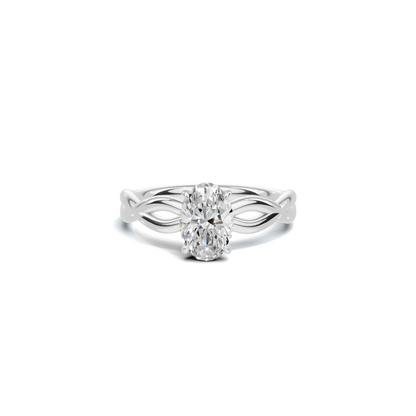 Elegant Infinity Twist Ring